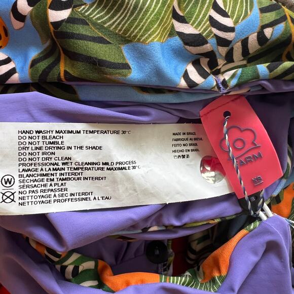 Farm Rio Cutout Bandeau One Piece/Two Piece Convertible, XS - Picture 16 of 16